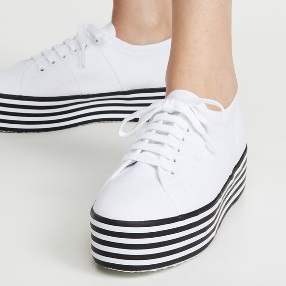Superga 279 stripe platform sneaker Outlet